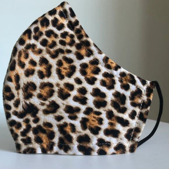 HIGH QUALITY: Face Masks Leopard Print Face Mask - Picture 1 of 3